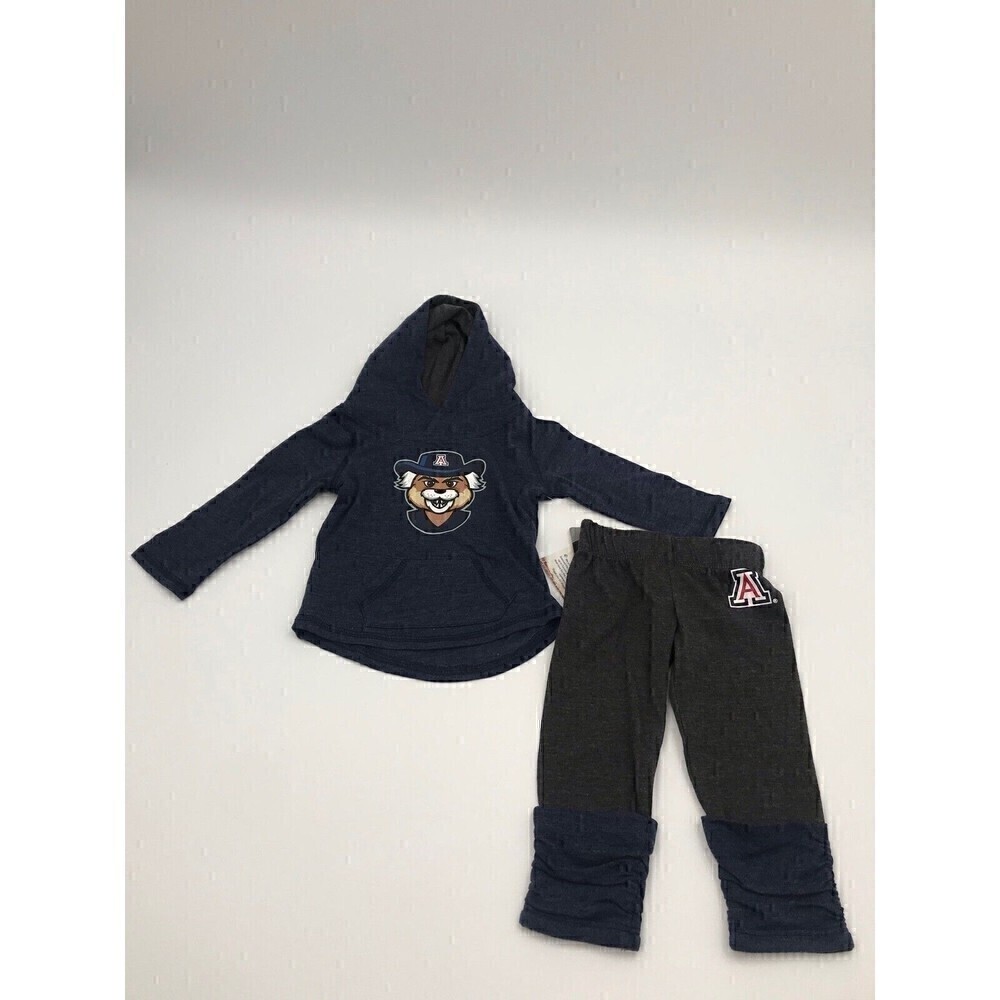 Colosseum Infant Girl’s AZ Wildcat Hooded  2 Piece-Set size 3-6 Months